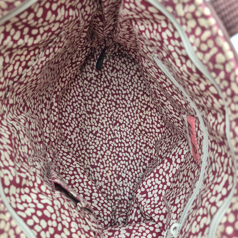 Fossil Key-Per Floral Tote Bag & Wallet Set ZB5126 Retro Coated Canvas Bag - Picture 6 of 16
